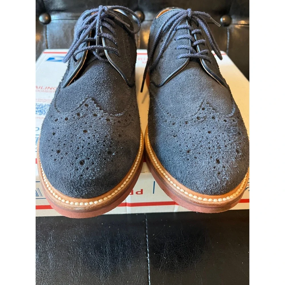 J. Crew suede wingtip